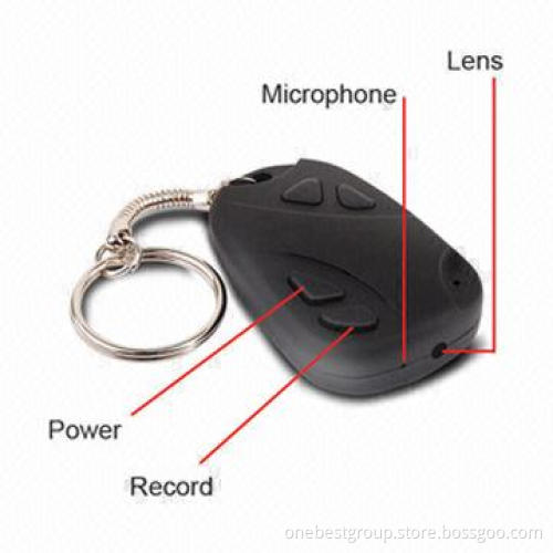 Hidden Keychain Camera with Clear Picture and HD Video, 30fps Frame Rate
